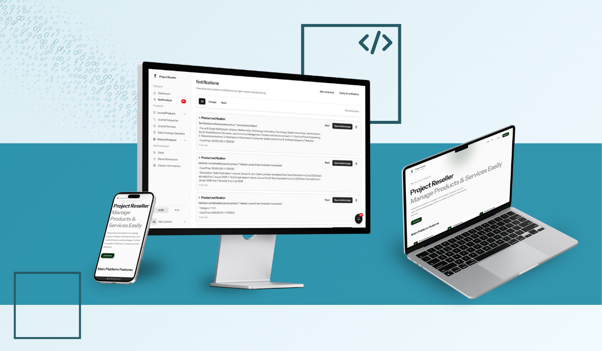 Project Reseller Manage Products & Services Easily